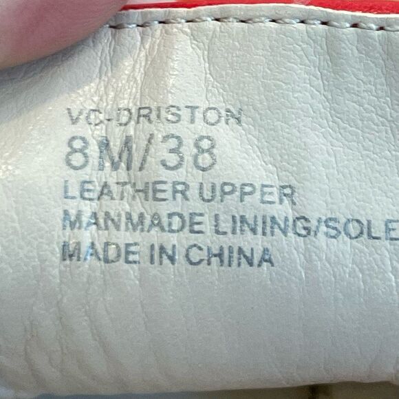 Vince Camuto Driston Espadrilles Flats Orange Suede Snakeskin Animal Print 8 - Picture 9 of 9